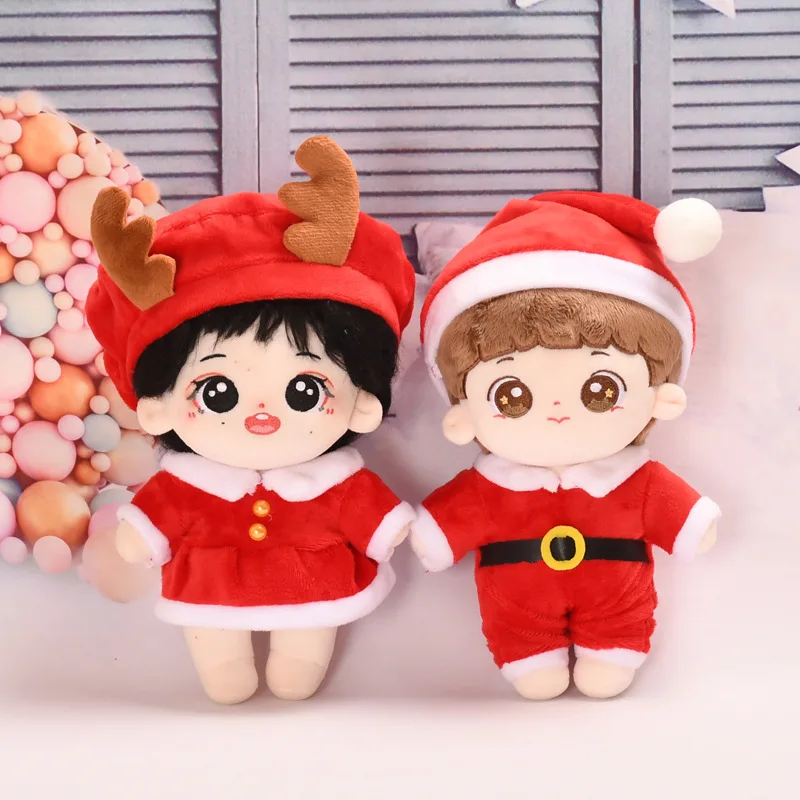 在庫あり 20 センチメートル人形服セータースカーフクリスマスツリー帽子服スーツぬいぐるみ人形アニメおもちゃ子供ハロウィンギフト