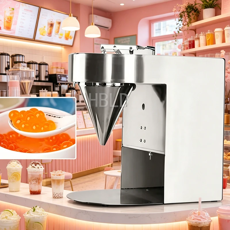 Máquina doméstica de un solo cabezal para hacer perlas de tapioca, moldeadora de perlas de tapioca, máquina pequeña para hacer bolas de gelatina para cocina