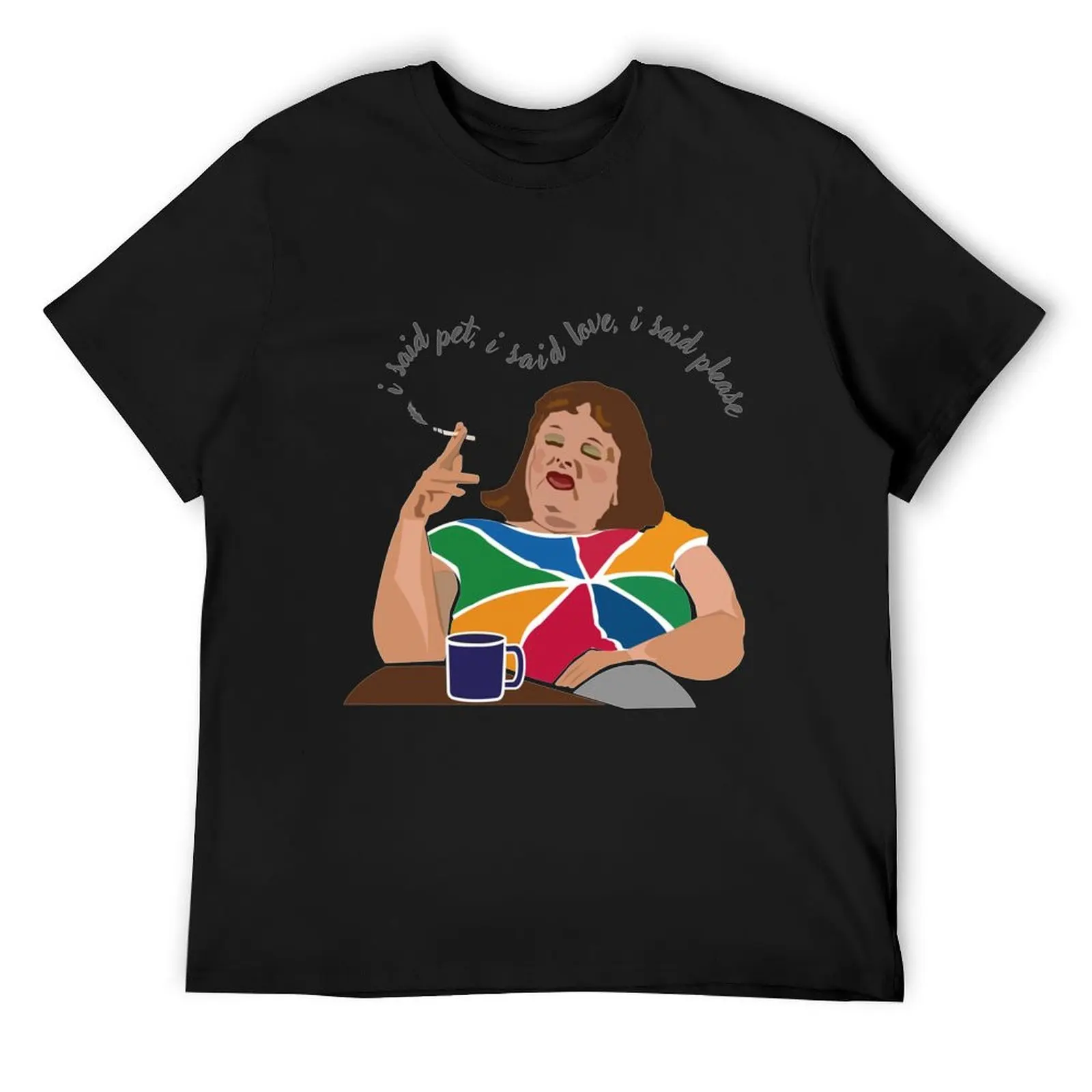 Lynne Postlethwaite, Magda Szubanski, Fast Forward, Australian comedy icon. _quot_I said pet, I said T-Shirt