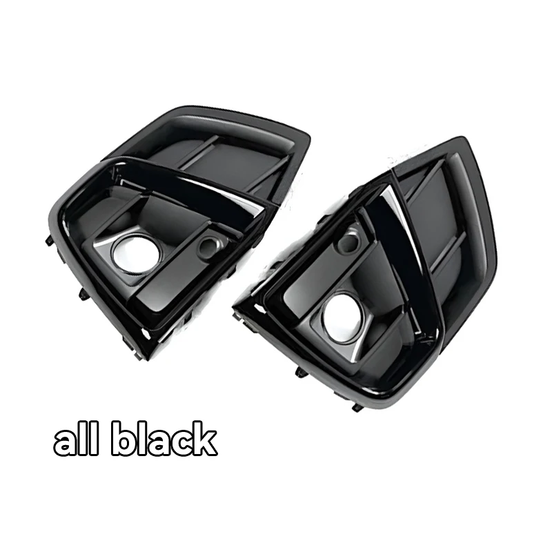 SQ5 Style ABS Auto Front Bumper Down Grille Fog Light Lamp Frame Grill for Audi Q5 Q5L Sportback 2021 - 2024 Car Accessories