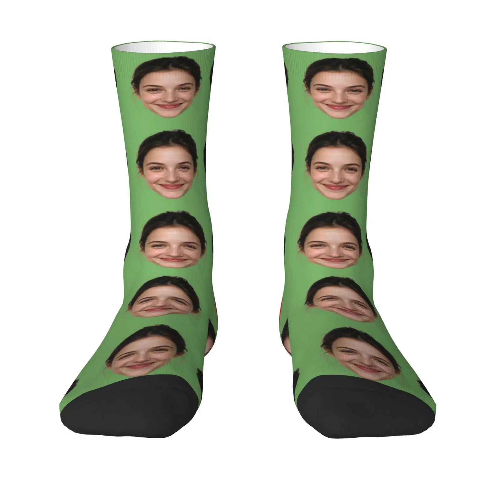 Custom Face Socks Personalized Photo Socks Funny Gift for Men Women Couples Friends Unique Custom Printed Socks view 2