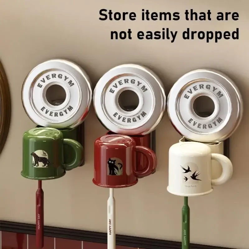 

Without Drill Toothbrush Shelf Sphericals Mouthwash Cup Suction Cup Bathroom Organizers Space Saving For Toothbrushes Y5GB