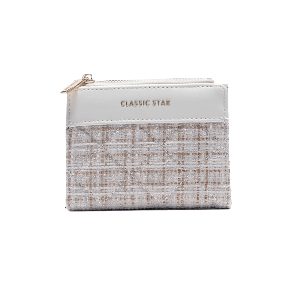 

Portable Colorful Women Short Wallet Ultra Thin Elegant PU Leather Card Holder Short Clutch Zipper Minimalist Coin Purse Daily