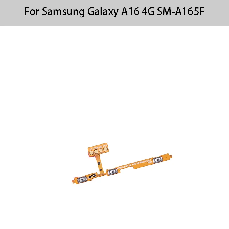 For Samsung Galaxy A16 SM-A165F Orig Power ON OFF Mute Switch Control Key Volume Button Flex Cable