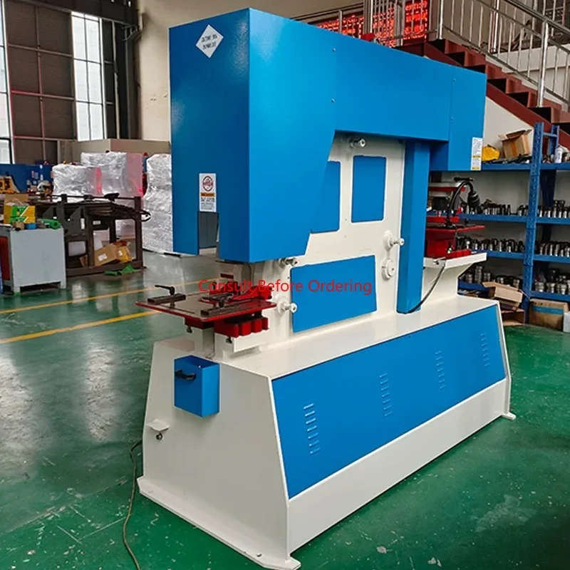 Punzonadora hidráulica eléctrica y cortadora, punzonadora hidráulica de metal