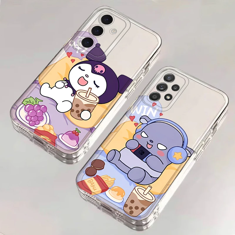 

Soft Phone Cover Case for Samsung Galaxy A72 A31 A32 A50 A16 A71 A52 A12 A21s A51 A52s Cute Sanrio Kuromi