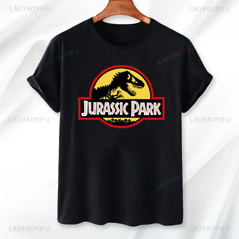 Jurassic Park Send More Tourists Raptor Print Tshirt MAMA/DADDY Saurus Short-sleev Breathable Graphic Tee Classic Vintage Tops