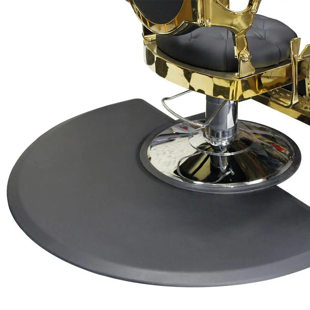 

3' X 5'Thick Salon Anti Fatigue Mat for Hair ,Semi Circle,Comfort Barber