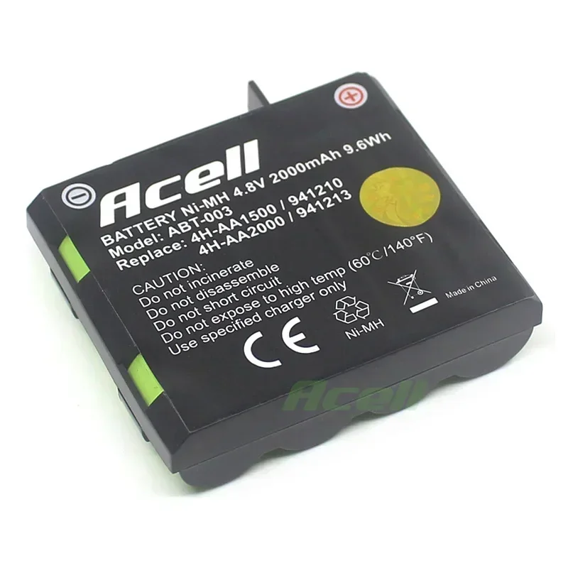 4H-AA2000 941213 Replace Battery for CefarCompex Rehab 400 Theta 500 Mi-Theta 600 Physio 5 Electrical Muscle Stimulation