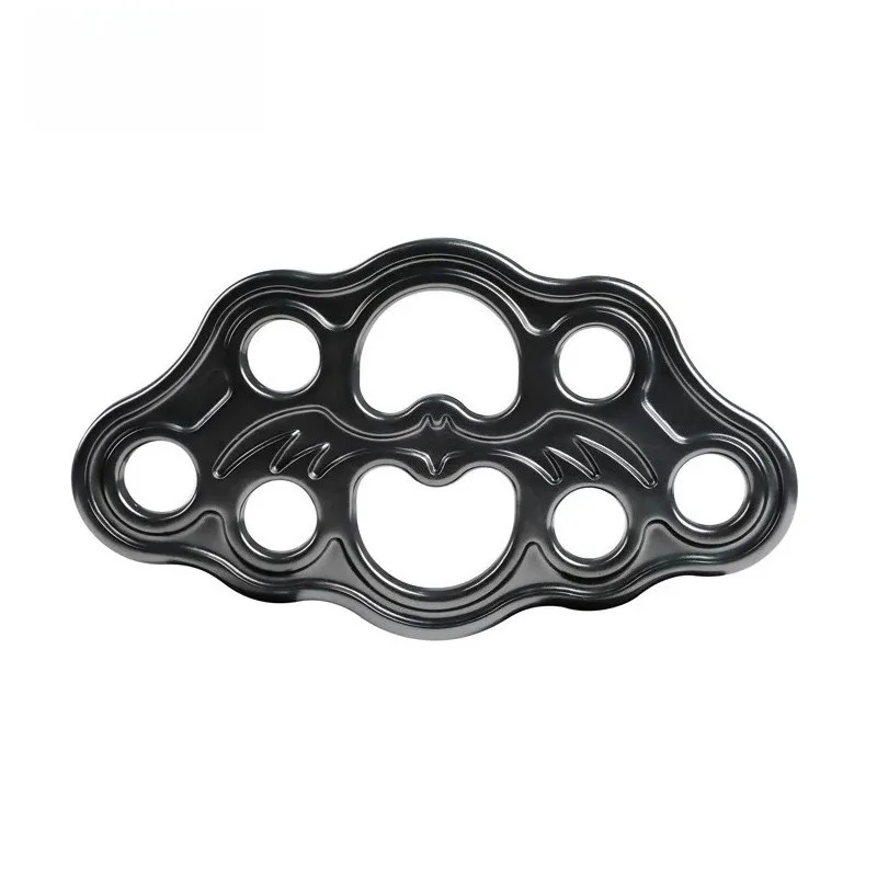 4/8 hole component plate anchor point increase main lock connection quick hanging multi-directional rock climbing