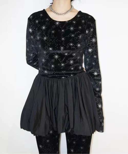 

Высококачественное изысканное бархатное лоскутное пышное платье для женщин с длинными рукавами и облегающим платьем с круглым вырезом