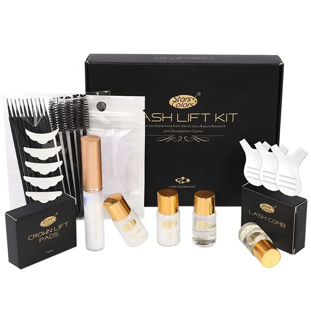 Lash Lift and Tint kit Professional Eyelash Perm Kit Long Lasting Eyelash Curling Lash Extension Set Permanent Makeup for Salon