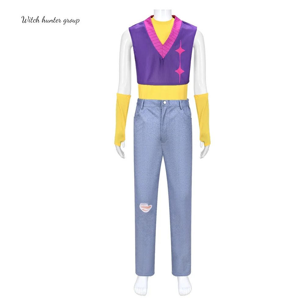 

K-Pop Jinu Saja Boys Demon Hunters Cosplay Mystery Roleplay Halloween Costume Stage performance costumes Party Carnival Suit