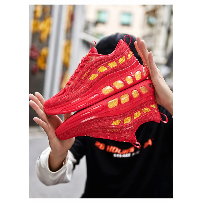 

Новые мужские кроссовки 2025 года, кроссовки, кроссовки, повседневная обувь Элегантный легкий нескользящий уличный стиль с мягкой подкладкой и защитой от запаха