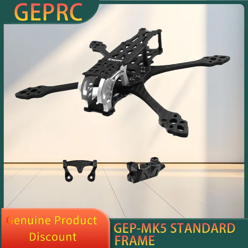 Geprc GEP-MK5 quadro padrão adequado para mark5 série drone de fibra carbono para rc fpv quadcopter freesryle drone acessórios peças