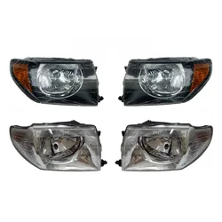 1 Pcs Chrome or Black Manual Head Lights for Pajero IO MR964897 Front Turning Signal Lamp for Montero MR586045 Pinin L or R