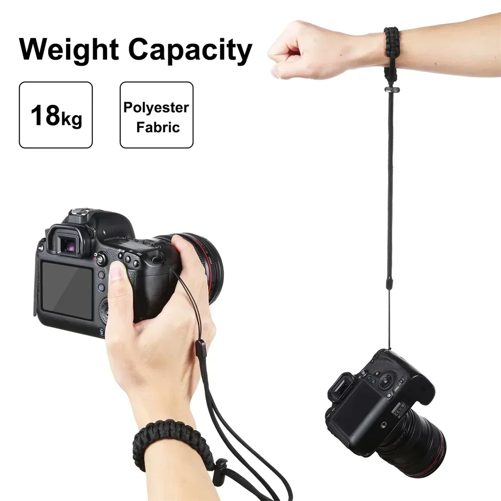 

Adjustable Wrist Strap Universal Braided Anti-lost Hand Rope For Gopro 9 8 7 6 Insta360 GO 2 Dji OSMO Action Camera Accessories