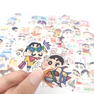 60 قطعة / مربع قلم رصاص شين تشان دليل ملصقات ملصقات الكرتون الكرتون الزخرفية سكرابوكينغ يوميا القرطاسية اللوازم المدرسية لعبة أطفال أفضل 10 صور قصب أطفال مبيعا - رقم 10