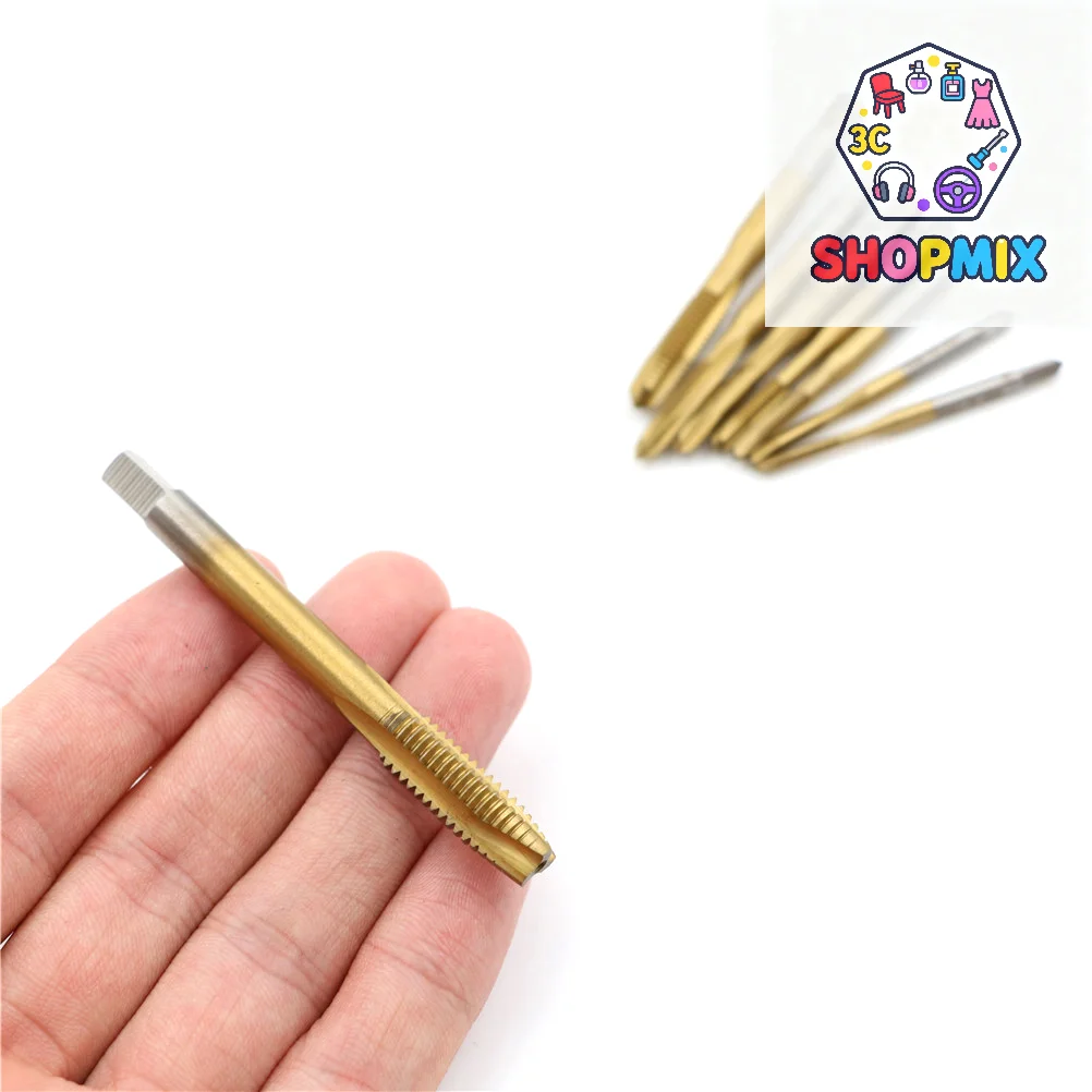 M2/M2.5/M3/M3.5/M4/M5/M6/M8 HSS Metric Straight Flute Thread Screw Tap Plug Tap