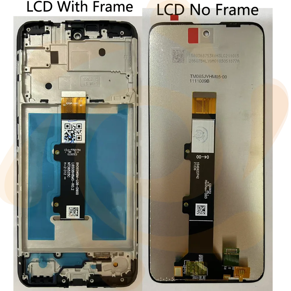 6.5 inches For Motorola Moto E40 LCD Display with frame, Touch Sensor Digiziter Assembly Replacement For Moto E40 XT2159 Screen