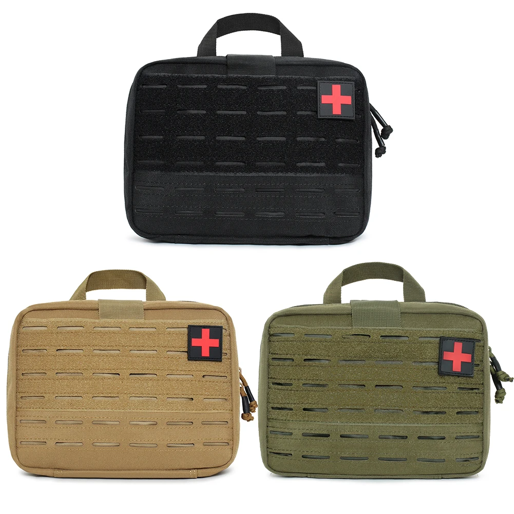 حقيبة الإسعافات الأولية رقعة الصليب الأحمر المنقذة للحياة حقيبة تخزين اللوازم الطبية الإفراج السريع للرياضة البقاء على قيد الحياة/التخييم/المشي لمسافات طويلة/الصيد
