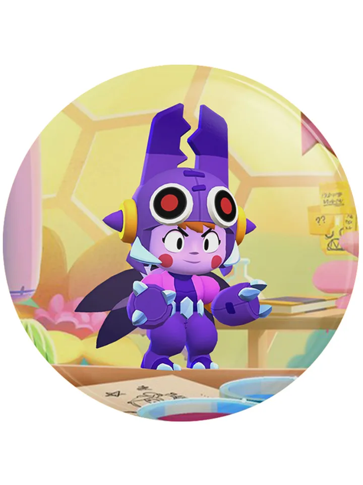 Badge Brawl Stars-мегамуха беа - AliExpress 200000532