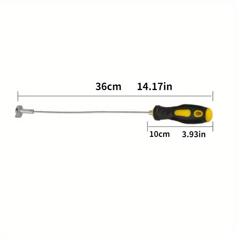 Hand screw oil pan screw disassembly tool magnetic suction wrench oil drain tool