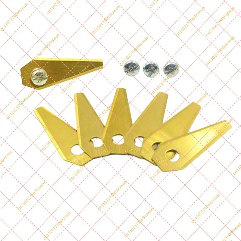 Longlife Robotic Lawn Mower Blades, 30Pcs Replacement Mower Blades Compatible with Indego 350 400 450 800 1000 1200