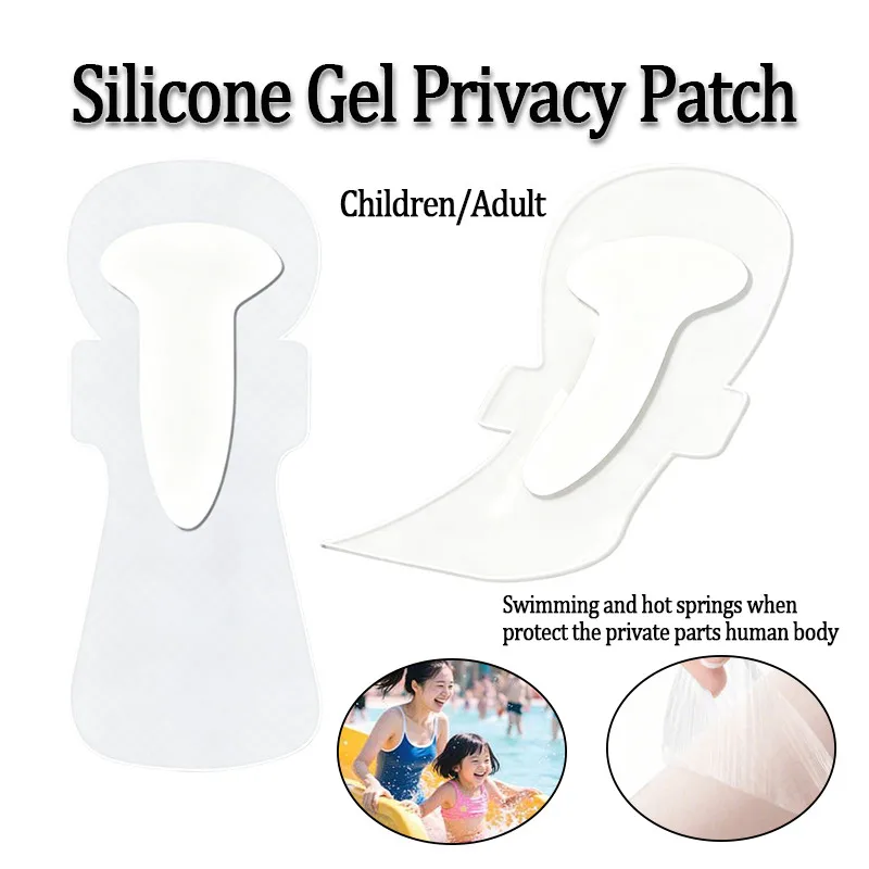 2Pcs Swimming Protective Patch Waterproof Disposable Sticker for Kids Adult Beach Pool Bath Private Protection