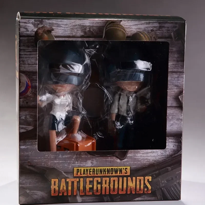 12cm PLAYERUNKNOWNS BATTLEGROUNDS Pubg Figure Q Version Model Doll Peripherals Small Figures Manga Anime Action Gift Toys Game