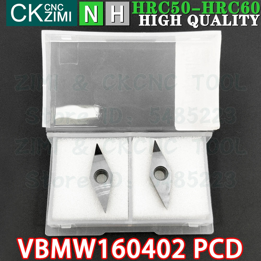 VBMW160402 PCD VBMW 160402 PCD inserts Diamond turning inserts Tools CNC Metal cutting lathe tools VCGW VBMW for Copper aluminum