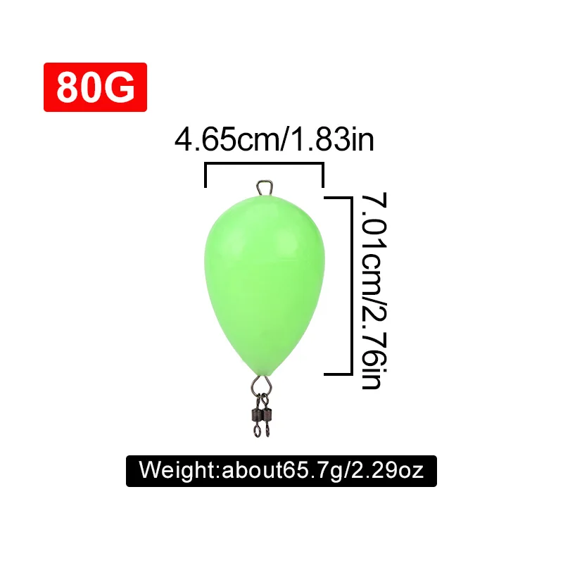WEIHE 1PC Glow-in-the-dark Angeln Bobber Angeln Float Leuchten Bobber Wasser Sport Angeln Hilfe Werkzeug – Detail 7