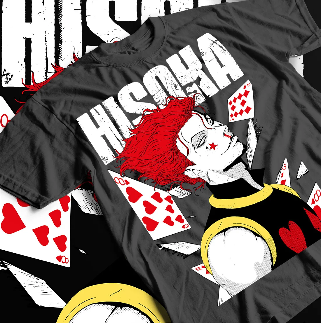 

Hunter X Hunter Hisoka T-Shirt Manga Strip HXH Anime Unisex Tshirt T-Shirt Tee