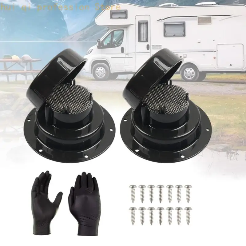 Wand- oder Dachrohr-Entlüftungsabdeckung für Wohnmobile und Wohnwagen, Sanitär-Entlüftungskappe mit feinmaschigen Sieben und – Detail 9