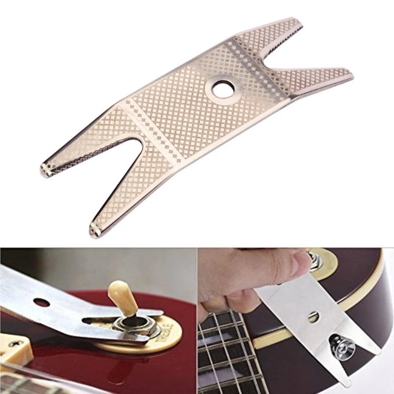 Easy Use Guitar Spanner Wrench Luthier Tools Stainless Guitar Tools Guitar Toggle Knobs Tuner Repair Bushings Guitar Part