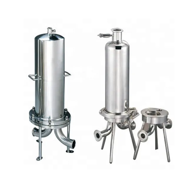 

Stainless Sanitary Single Element SS 316L Filter Housing With TC 25 Connections