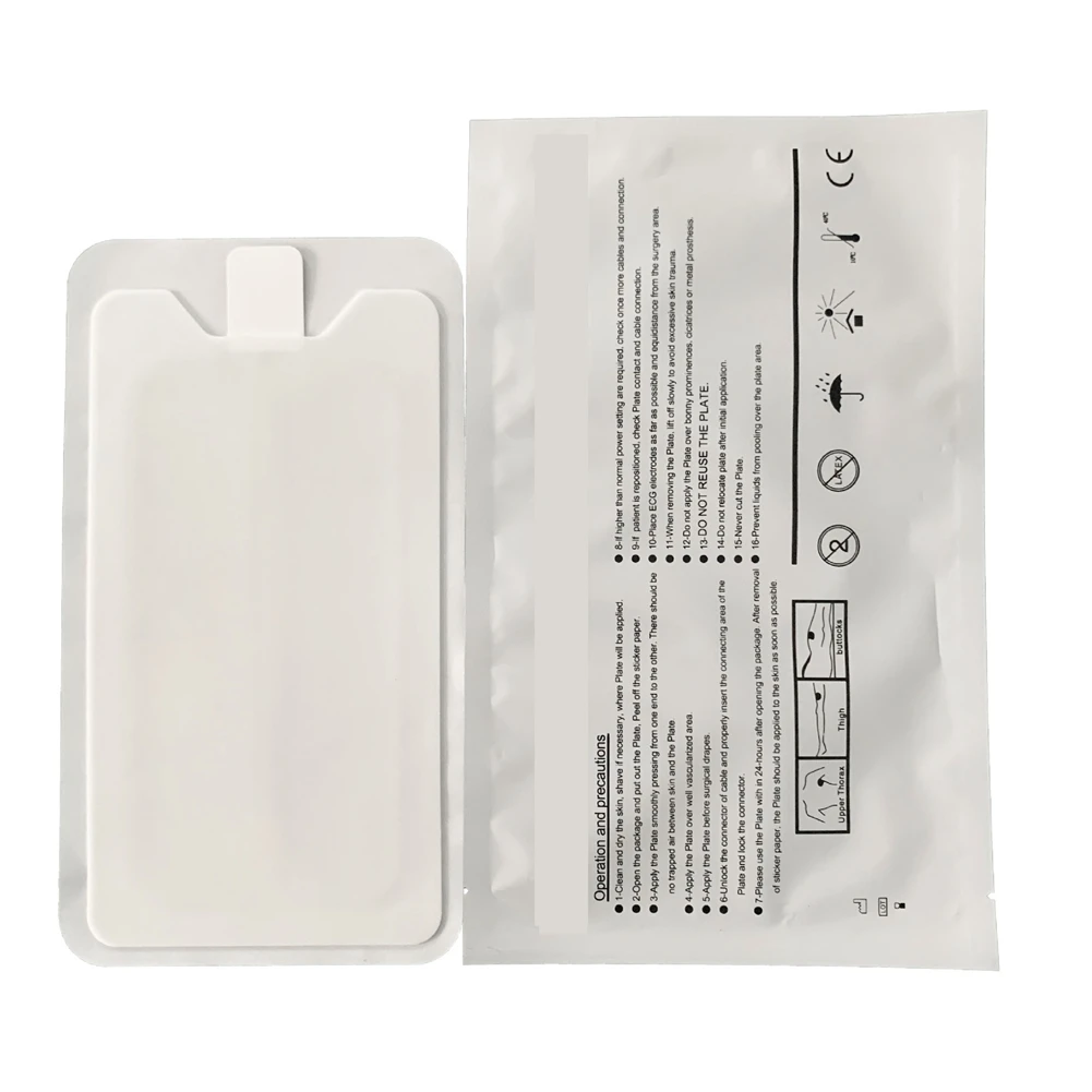 ขาย ESU-JB01 ผู้ใหญ่ Monopolar ESU แผ่น Professional Disposable Electrode แผ่นลบแผ่น 10 ชิ้นต่อแพ็คเกจ