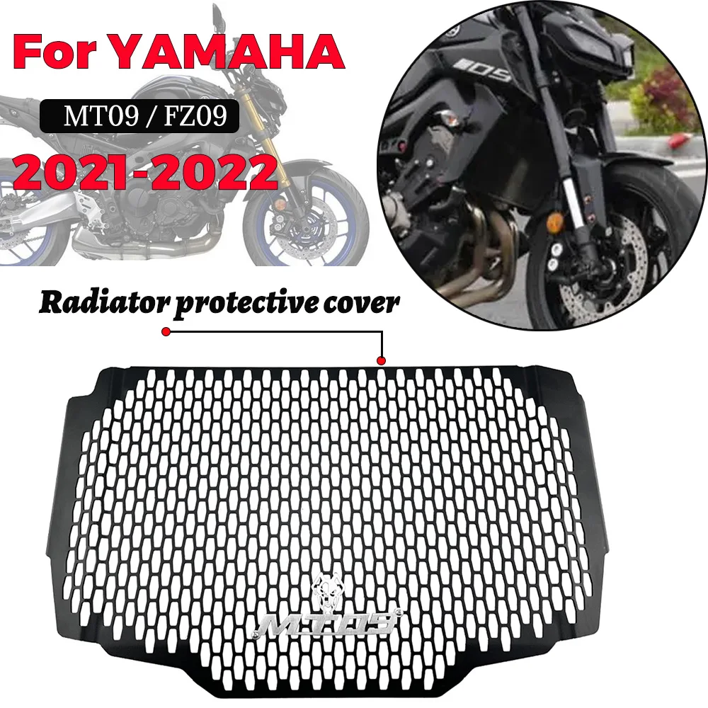 

MTKRACING For YAMAHA MT09 MT-09 MT 09 FZ09 FZ-09 2021-2022 Motorcycle Accessories Radiator Guard Water Tank Protection Grille