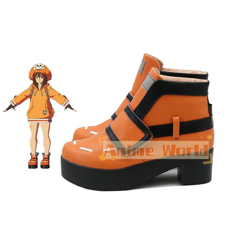 Buty do cosplayu May Orange, buty na Halloween, karnawał, rekwizyt do cosplayu, buty anime ze skóry PU, wykonane na zamówienie