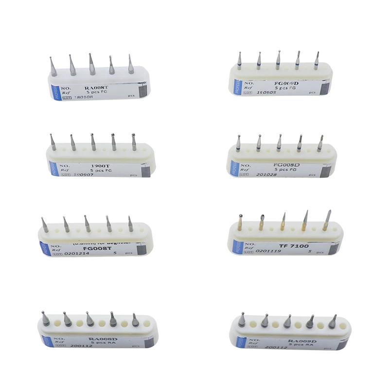 

5pcs/set Dental Tungsten Carbide Burs Teeth Polishing Whitening Burs Dentistry Polishing Technician Tool 8Types Optional