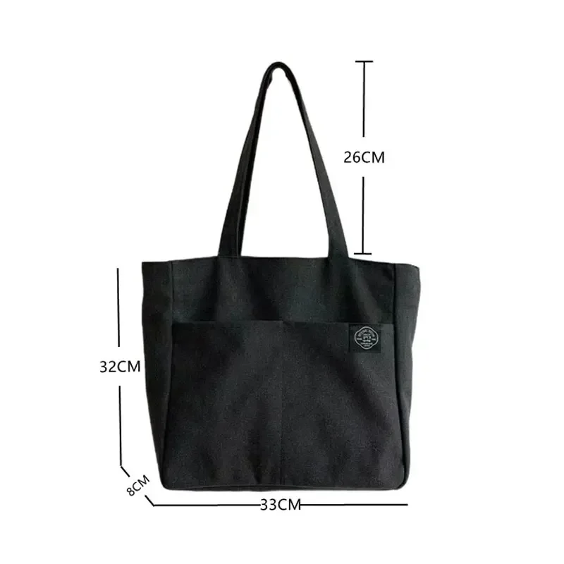 Bolso de mano SE27 para mujer, bolsa de hombro informal de diseñador de Color sólido, de gran capacidad, de algodón, reutilizable, para compras y playa