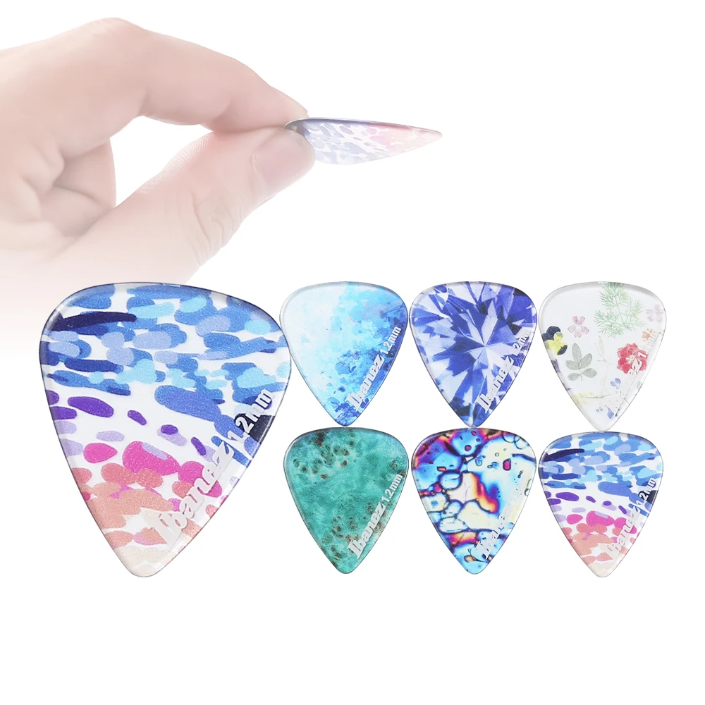 

Ibanez CP14 Guitar Picks 3pcs Pack Optional Thickness CP14MH 0.8mm CP14H 1.0mm CP14XH 1.2mm Copolyester Teardrop Plectrum