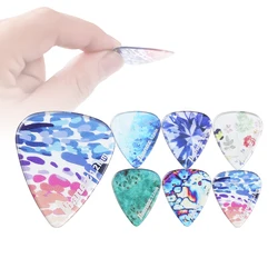 Palhetas para guitarra Ibanez Kaleidoscope Séries Plectrums Transparente 1.0/1.2 mm Acessórios para guitarra