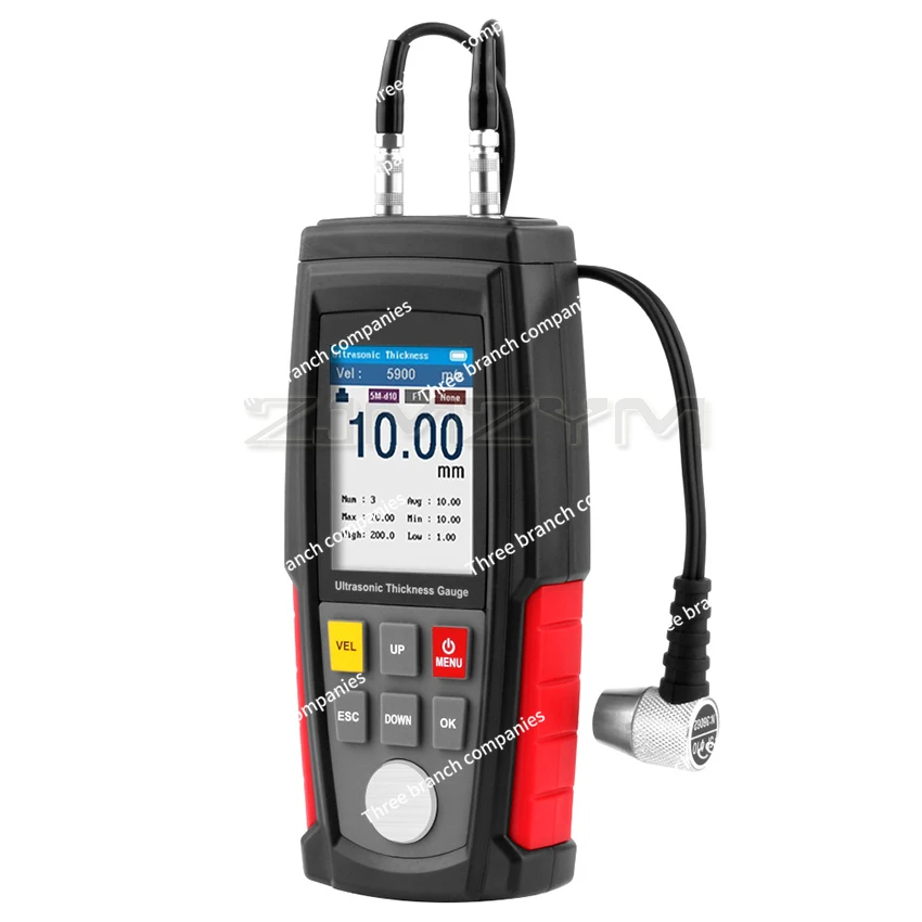 WT100A/130A Ultrasonic Thickness Gauge Meter Tester Battery Digital Width Measuing instruments Ultrasonic Thickness Gauge