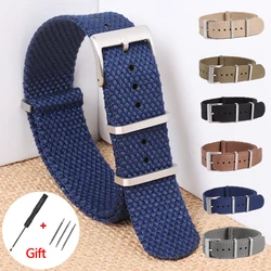 Canvas Strap 20mm 22mm Watch Band Nylon Wristband Sport Soft Comfortable Bracelet for Seiko Watchband Universal Replacement Belt