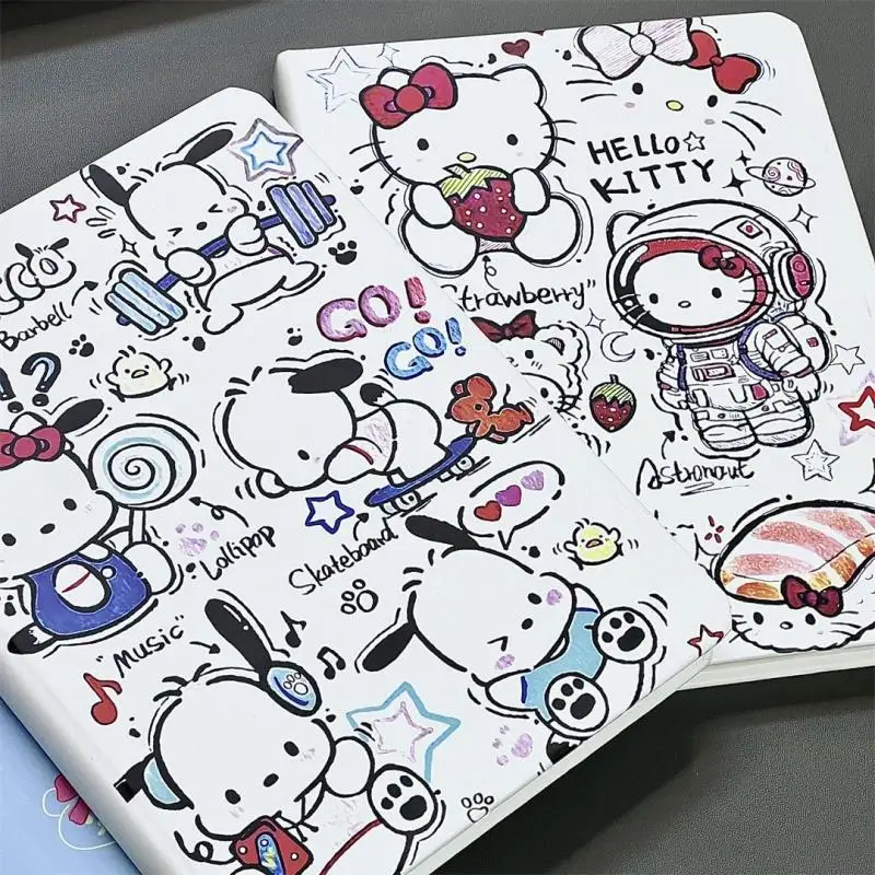 Miniso-Cuaderno Kawaii A5 Take It with You, cuaderno de dibujos animados de Barbie, bonito manual para estudiantes, papelería de moda, regalo de inicio escolar