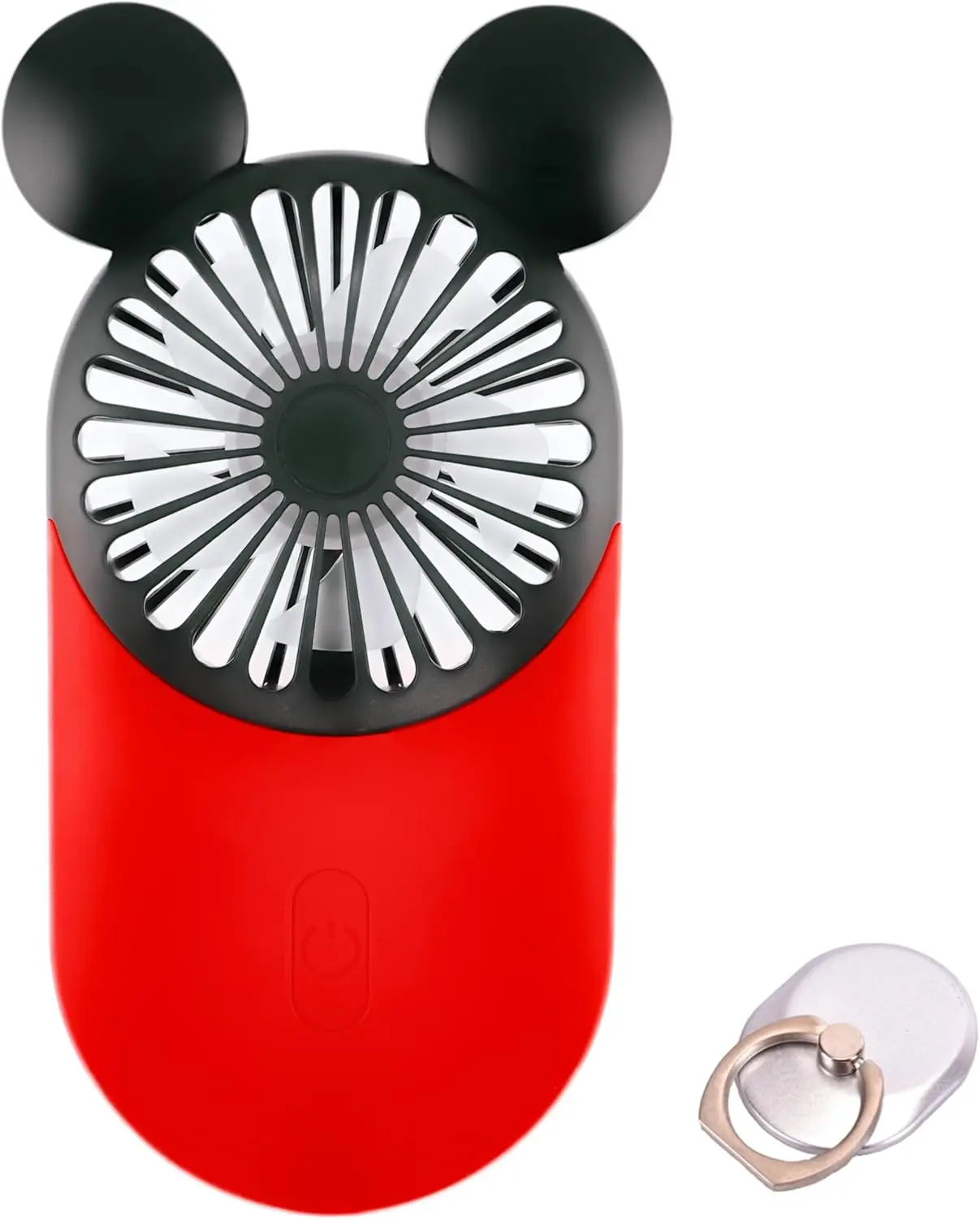 

Mini USB Fan, Rechargeable Portable Fan, 3 Speeds, Wearable, Pocket Size for Indoor/Outdoor, Red