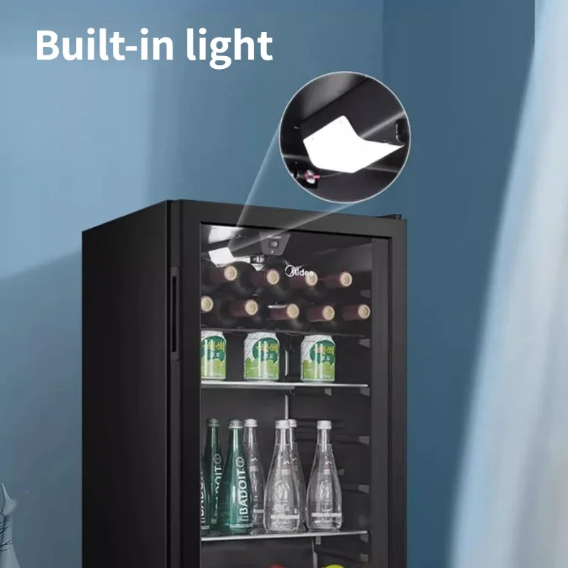 Kulkas untuk minuman anggur pengawet teh rumah kantor lemari es anggur kecil 95L kabinet zhang냉장2000장vitrina refrigerada