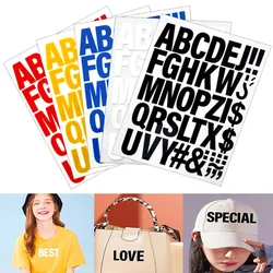 Heat Transfers Patches for Clothing Letters Iron-on Self Adhesive Appliques Multicolor Durable Easy to Use DIY T-Shirt Bags Tool
