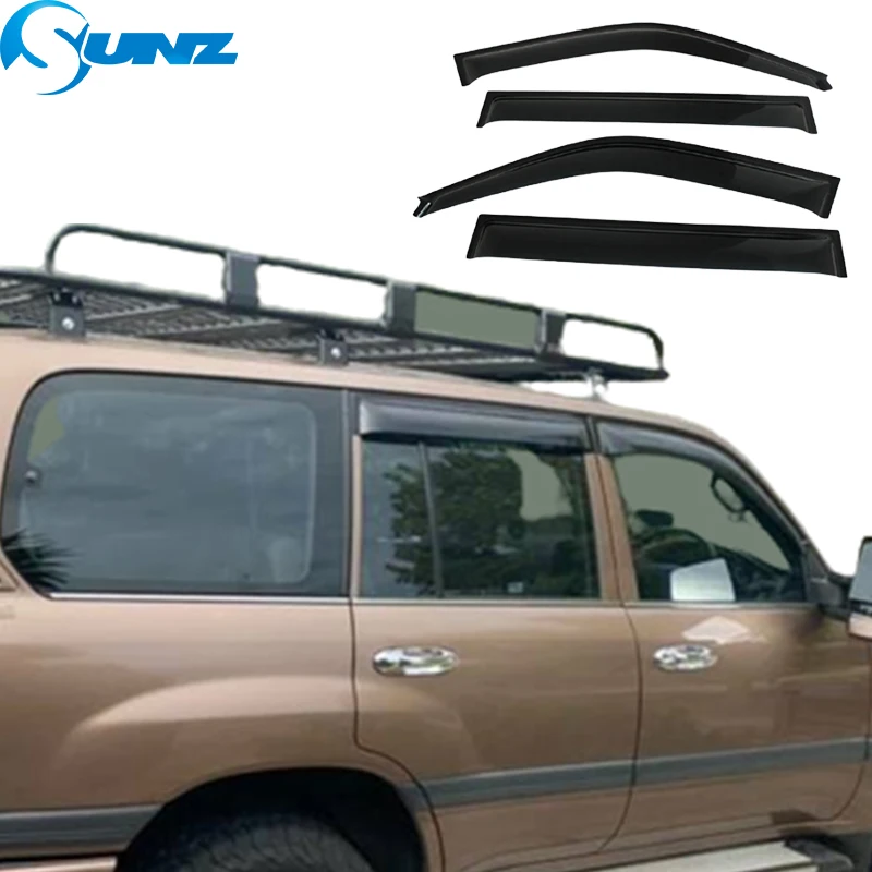 Weathershileds For Toyota Land Cruiser 100 LC100 FJ100 1998 1999 2000 2001 2002 2003 2004 2005 2006 2007 Window Visor Guards